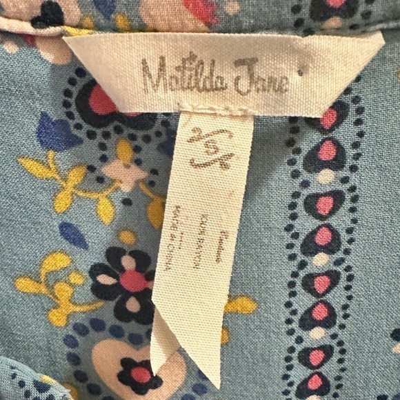 Matilda Jane Floral Once Upon A Time Muse Top Size Small - Picture 4 of 4